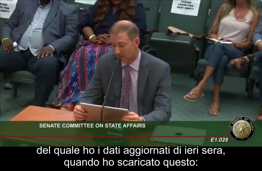 Discorso senato USA su vaccini e clima politico