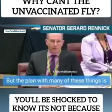 Real Reason Why Unvaccinated Cannot Fly