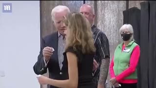 Biden after voting in midterm elections with his granddaughter in Delaware