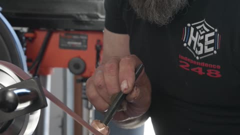 "🔥 How Bubba Hines Crafts Custom Chef Knives: From Molten Copper to Masterpiece ✨"