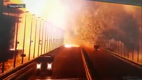 Bridge Crimea explosion