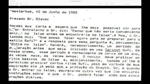 Olavo de Carvalho e a Carta de Martin Lings