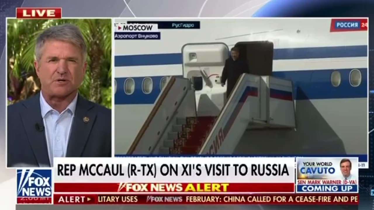 Xi in Moscow for 3 day meeting with Putin