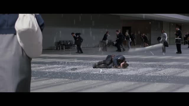 Elevator Fight Scene - Captain America The Winter Soldier (2014) Movie CLIP HD