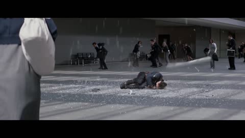 Elevator Fight Scene - Captain America The Winter Soldier (2014) Movie CLIP HD