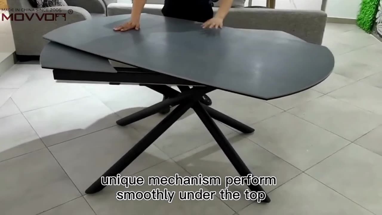 Space stylish with the Swivel Expandable Table!Transform any room effortlessly#ExpandableTable