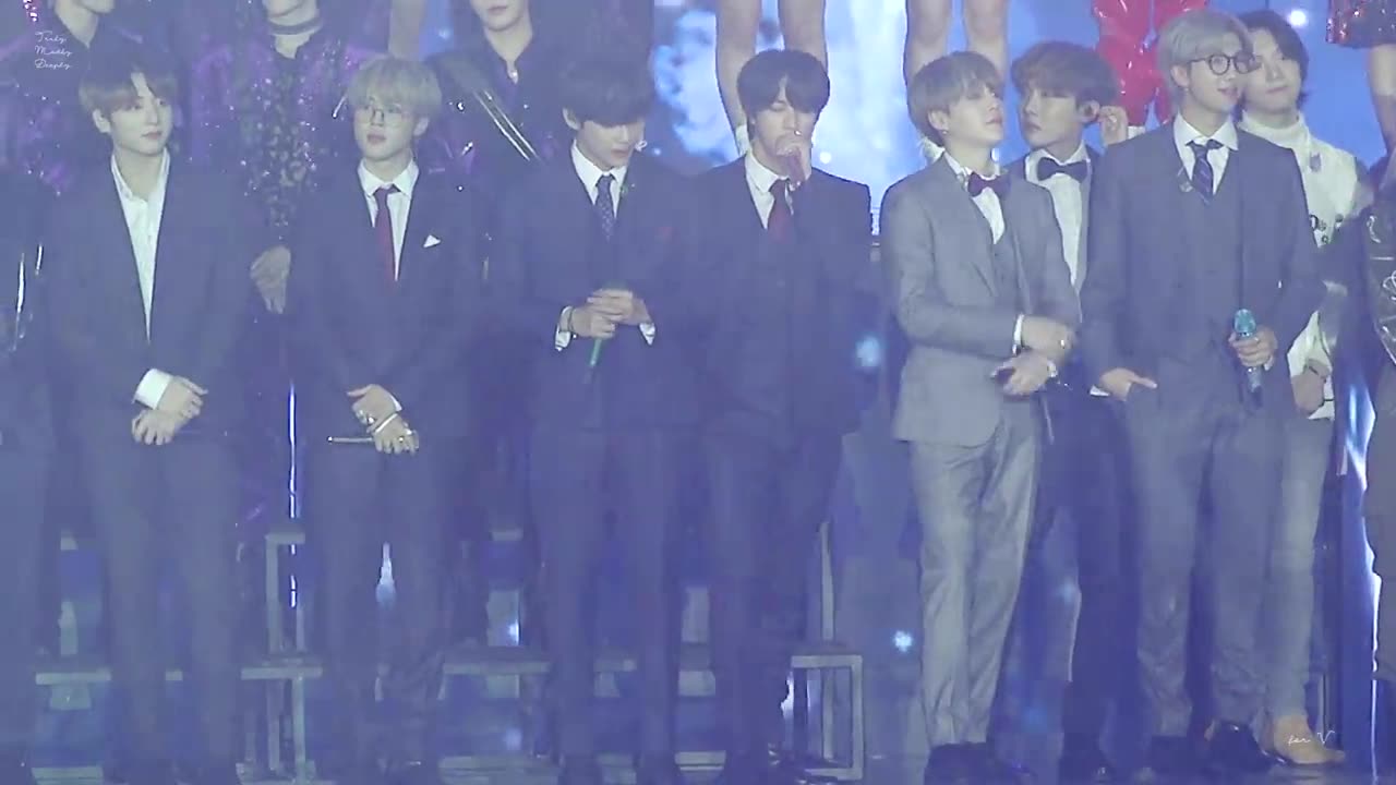 191227 가요대축제 - Ending full focus of V 태형김태형 방탄소년단 뷔