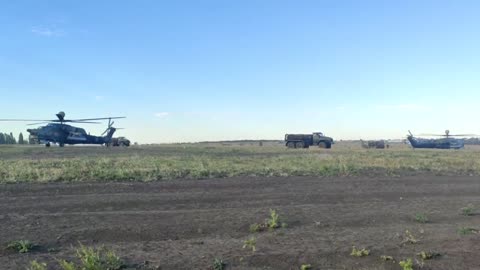 MD Mi-28N multi-purpose attack helicopter crews in combat action