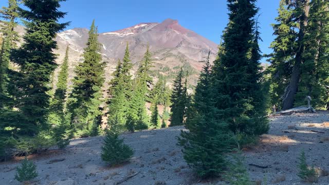 Central Oregon - Three Sisters Wilderness - South Sister Becoming More Prominent