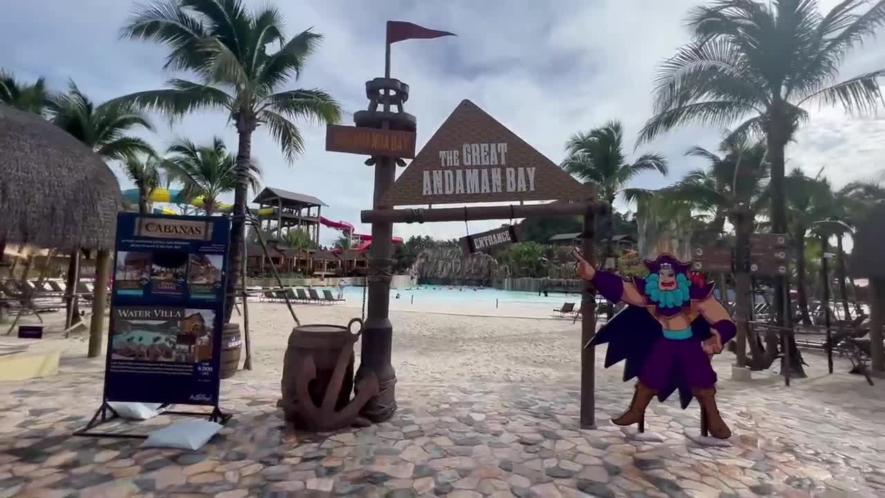 SHE LOST HER BIKINI TOP AT A WATER PARK IN PHUKET THAILAND