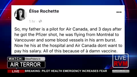 AIR TERROR! Pilot Has Terminal Stroke IN-FLIGHT, Jab Mandates Continue