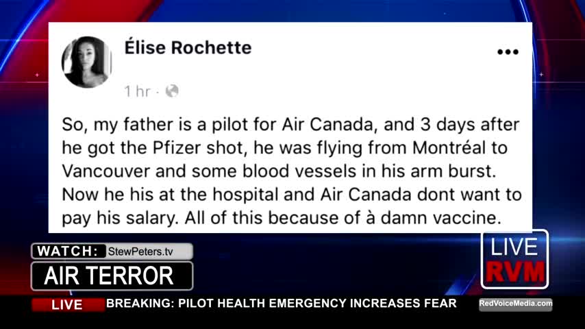 AIR TERROR! Pilot Has Terminal Stroke IN-FLIGHT, Jab Mandates Continue