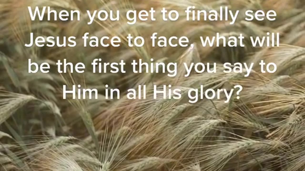 Thank you Jesus!