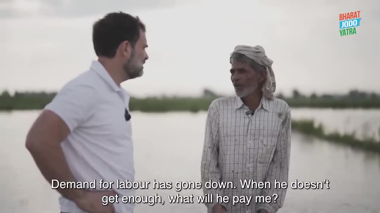 भारत जोड़ते किसान - धान की रोपाई, मंजी पर रोटी Haryana Farmers Rahul Gandhi