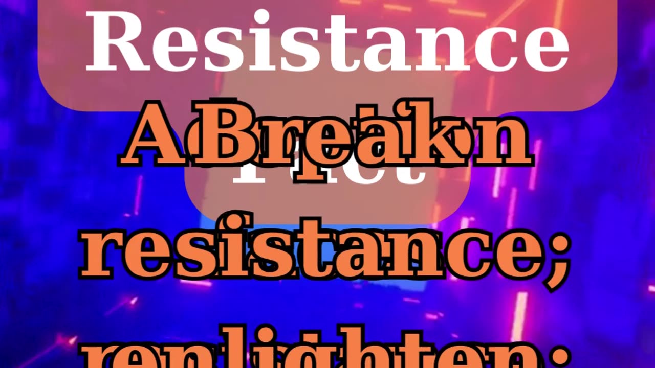 Bitcoin is the resistance so why would you resist it?