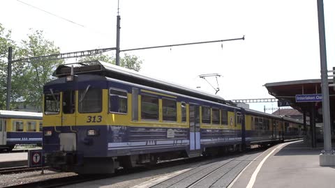 Swiss Rail at Interlaken Ost - 2013