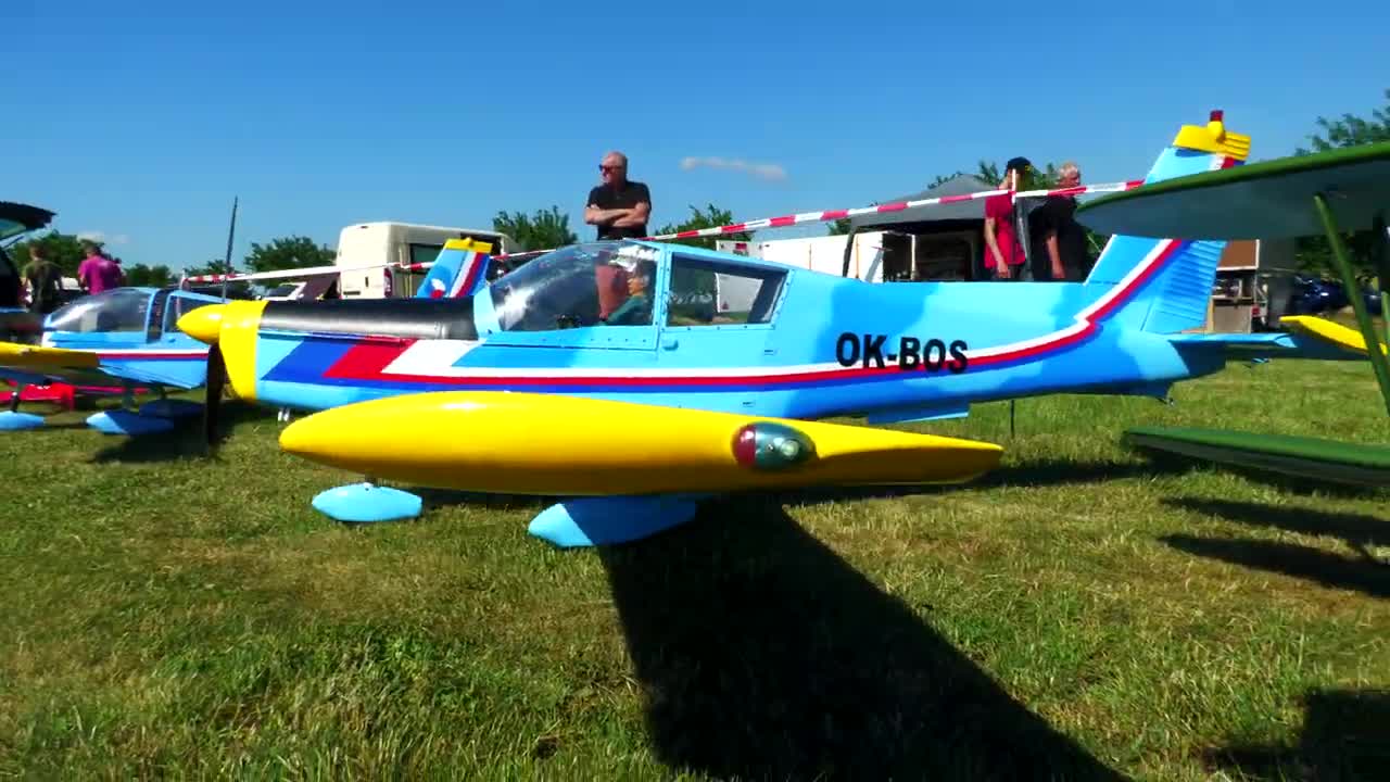 Zlin Z-143 _ giant scale RC airplane _ 4K _ Halenkovice 2022