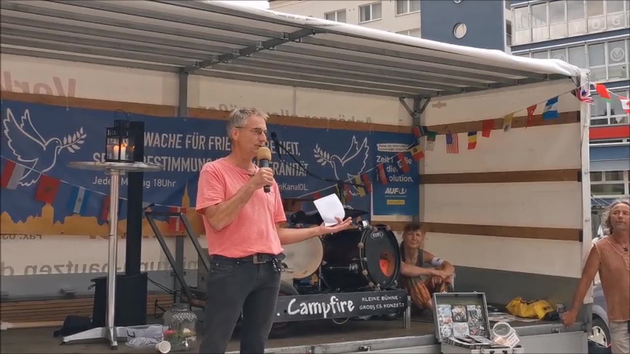 STEFFEN berichtet über Fahrt nach Weißrussland - BAUTZEN, 26 06 2023, Kornmarkt, 125. MAHNWACHE 🕊