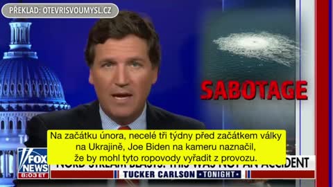 Tucker Carlson: Nord Stream sabotáž