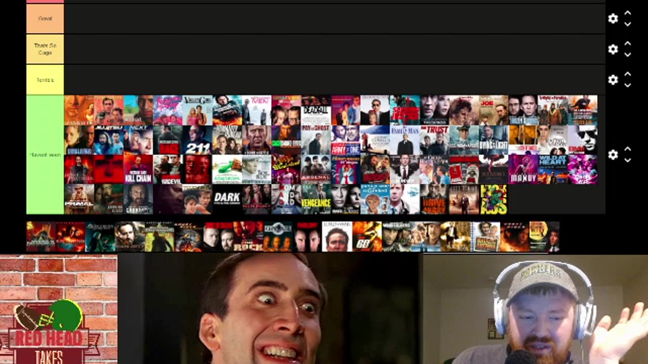 The Many Faces Of Cage | Nicholas Cage Tier List