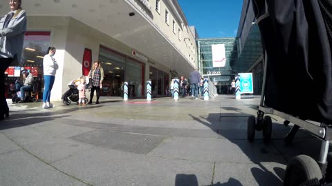 Andy Marchall Crooner Busking. 1s The Ocean City Plymouth 22nd October 2022.