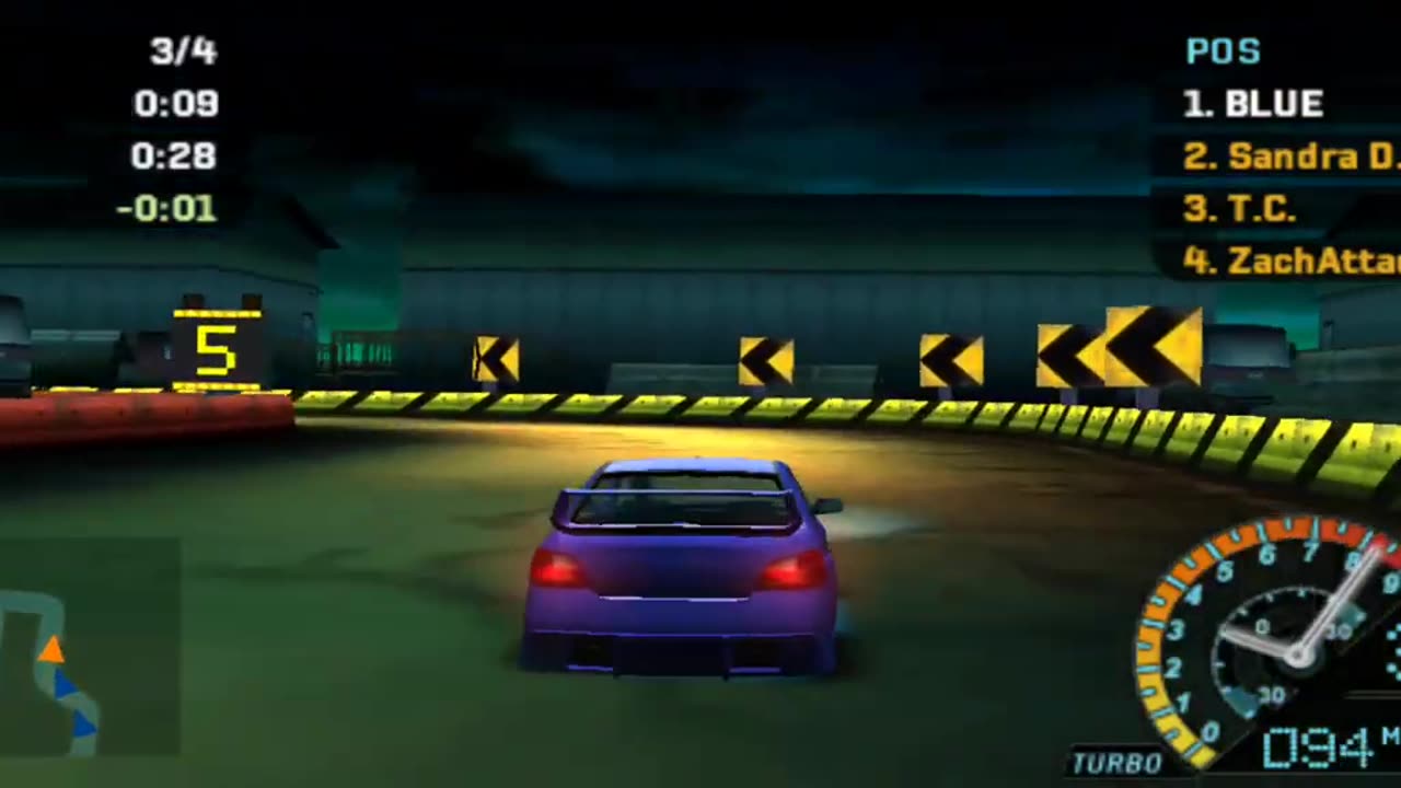 NFS Underground Rivals - Street Cross Event 8 Bronze Difficulty Final Try(PPSSP HD)