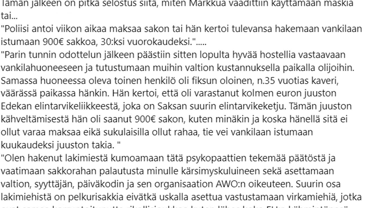 EU:ssa kehutaan kovasti, että alueellamme jyllää demokratia ja oikeus