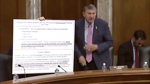 Manchin Nukes "Inflation Reduction Act" In Epic Clip