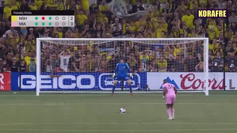 Messi's goal won the game...inter Miami Vs Nashville 1-1 penalty 10-9