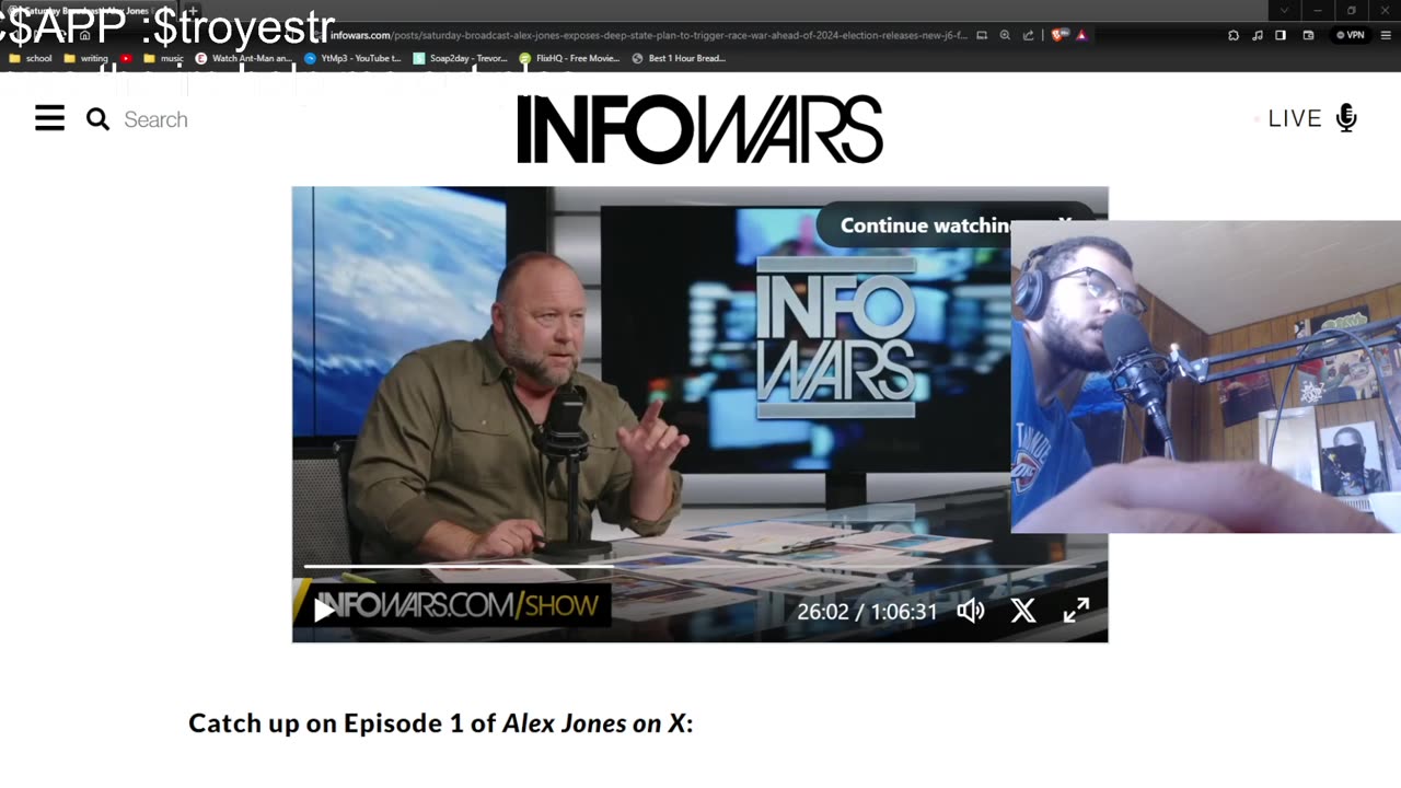 Alex Jones is Back