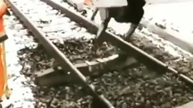 Maintenance of train lines