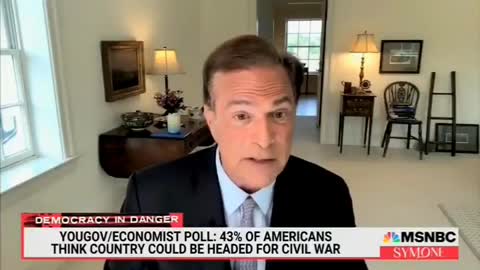 MSNBC Guest Blames Trump For Trying To Incite a Civil War!!