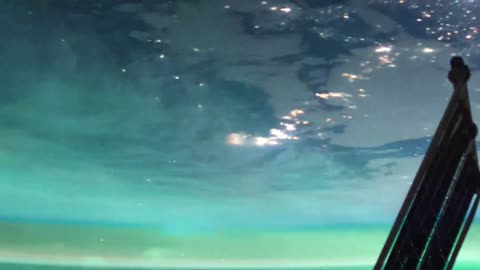 Northern lights seen form the international space station