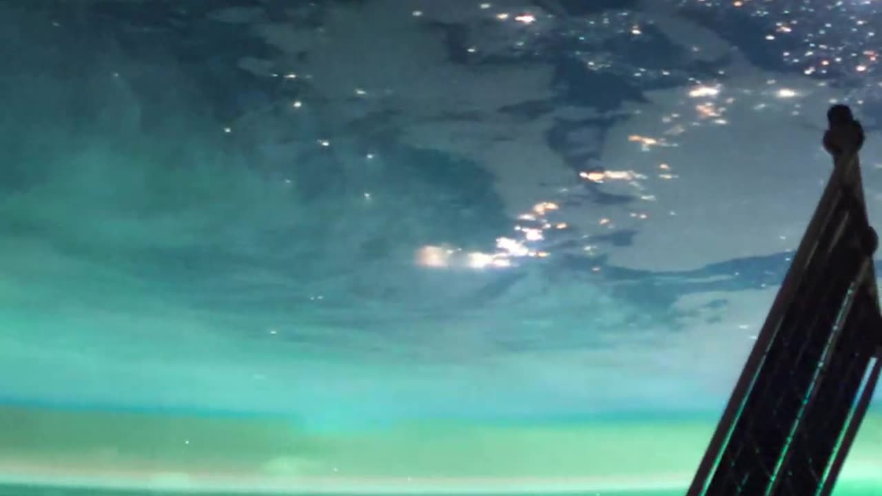 Northern lights seen form the international space station