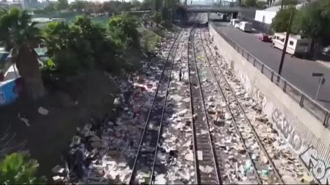 It's the old wild west in California with Train Robberies