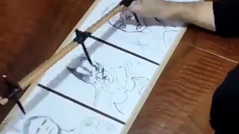 Making 5 Drawings At One Time