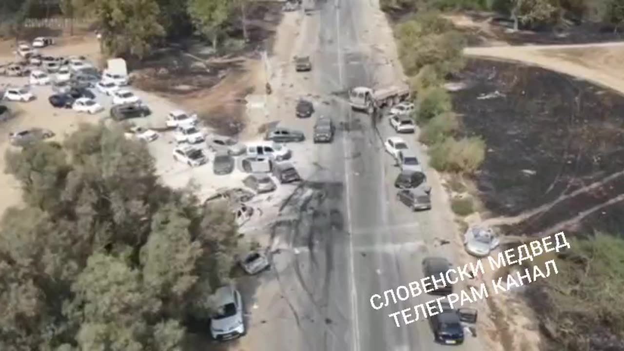 Copter footage of the music festival site Israel.