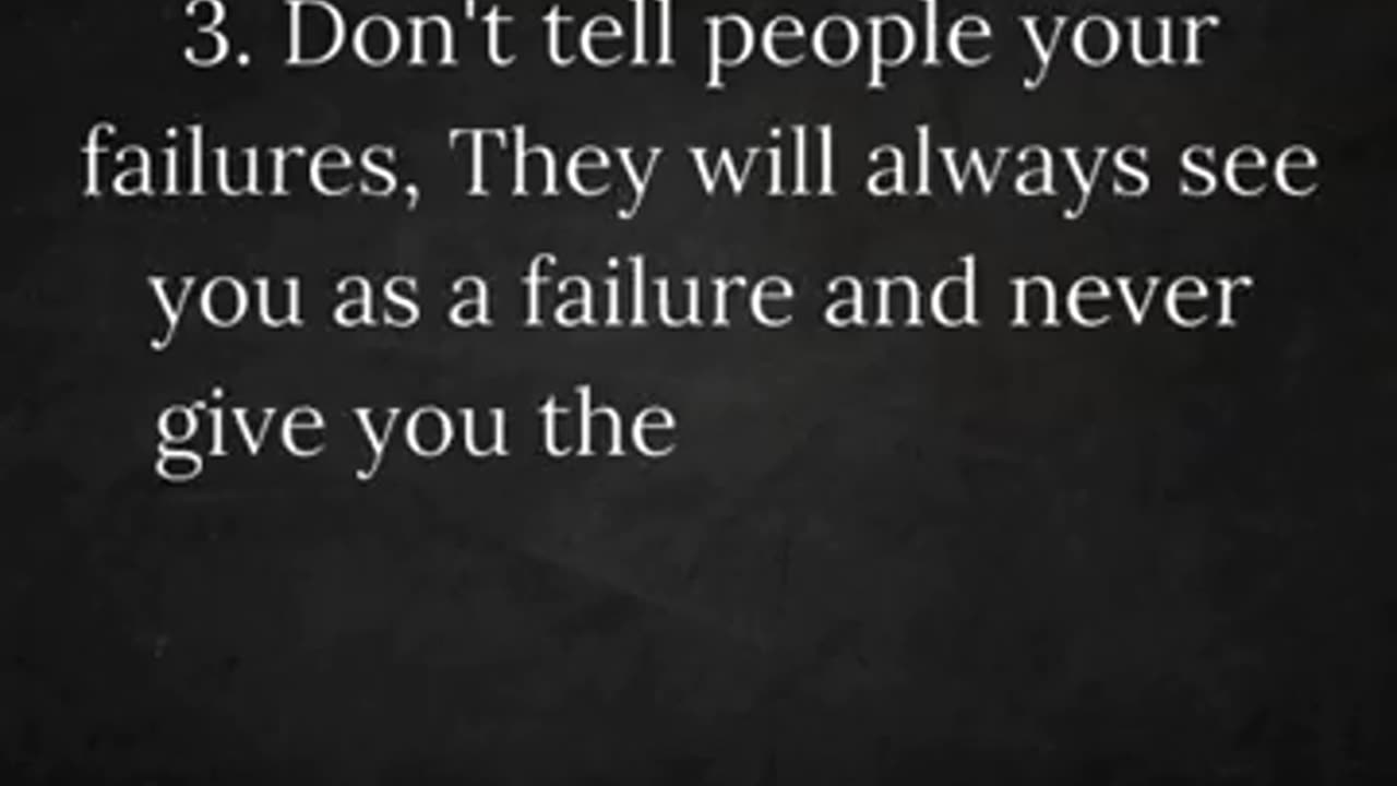 6 THINGS YOU SHOULD NEVER TELL PEOPLE || #motivation #personalgrowth #shorts