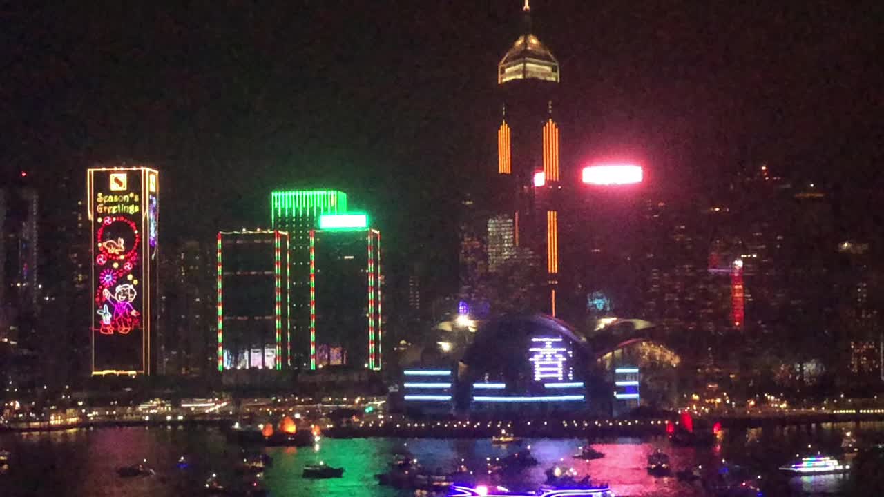 Hong Kong fireworks 2023