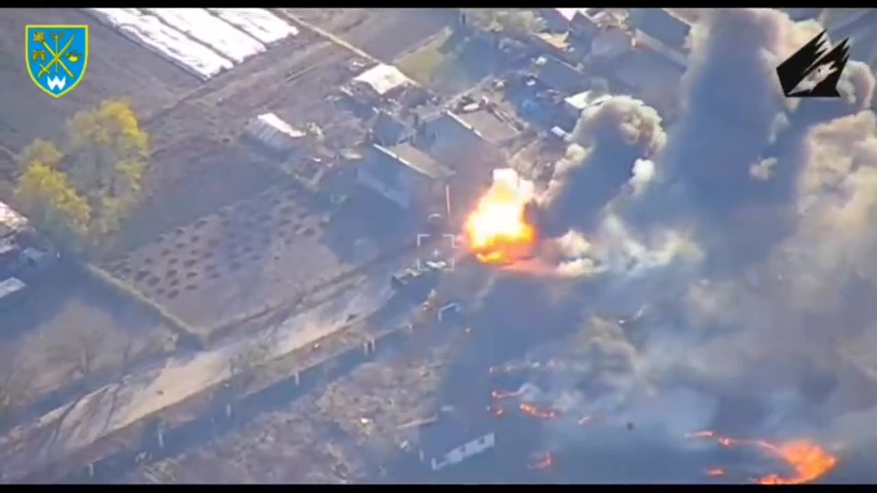 Air Strike on a Russian Supply Depot