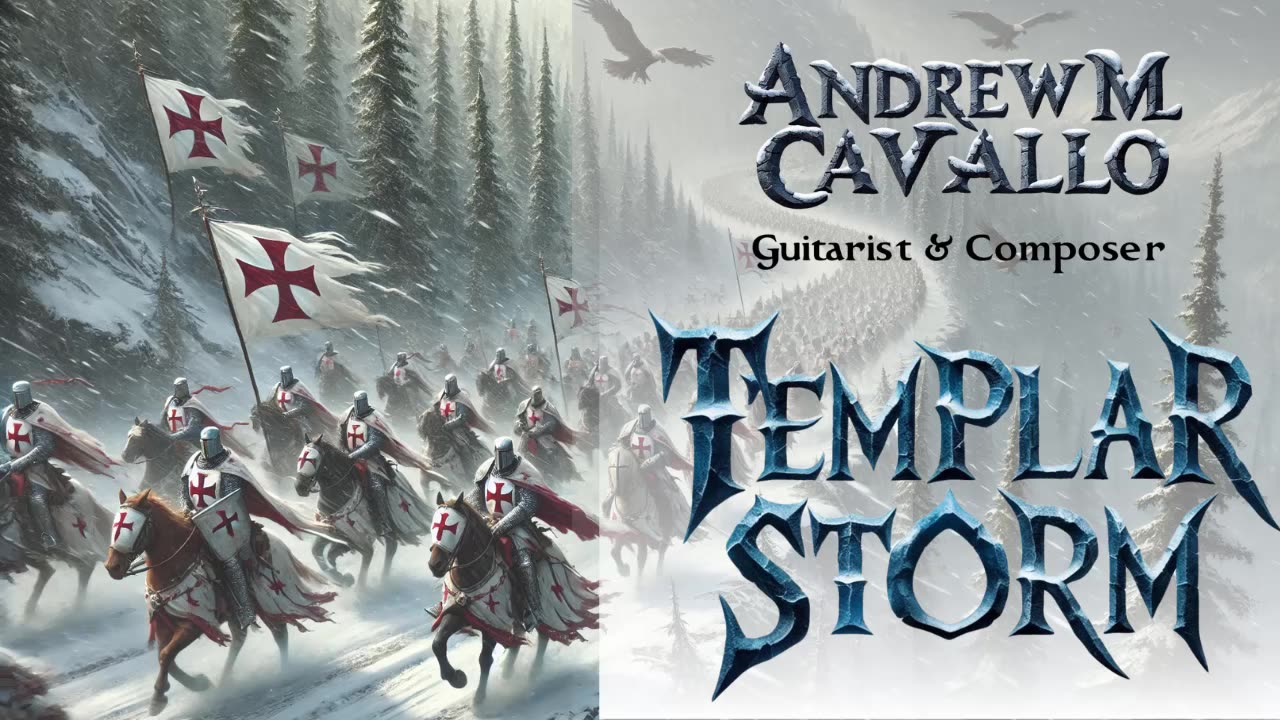 Templar Storm | Baroque Rock Guitar Blizzard | Andrew M. Cavallo