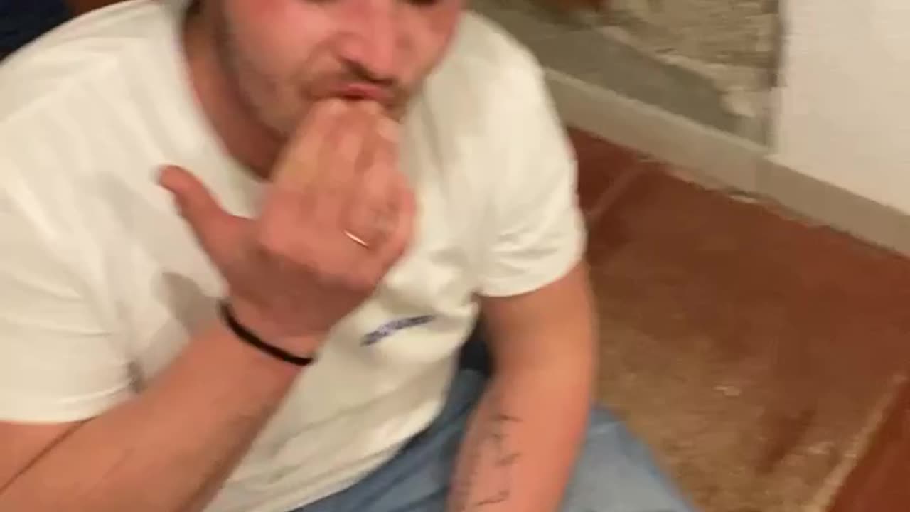 Guy Trying Ab Wheel Roller Face Plants