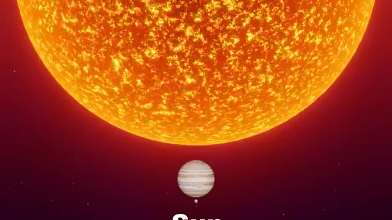 SUN vs. The Largest Star In The Universe