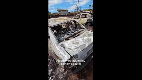 Lahaina Maui Fires Closer Look At Several Car Fires And How The Intensity
