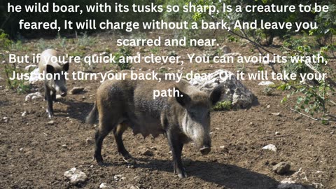 poem on wild boar