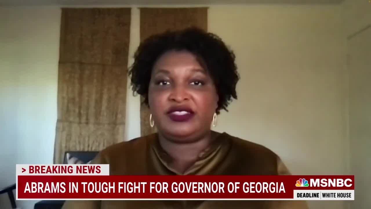 Stacey Abrams: Georgia Governor's Race Is About 'Defending Democracy'