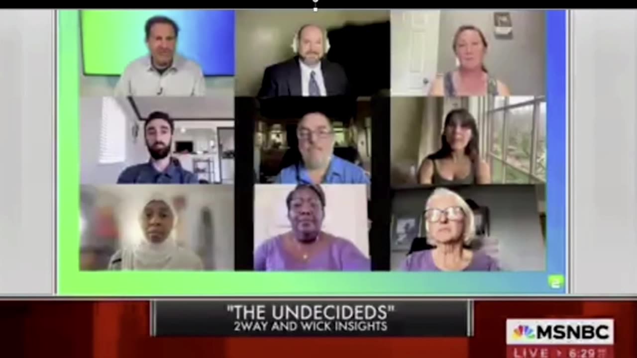 UNDECIDED MSNBC SURVEY = BIDEN OUT!