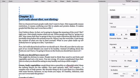 How to format eBook