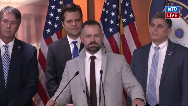 NTD - LIVE_ Taylor Greene, Matt Gaetz, Thomas Massie Et al on Ukraine Funding