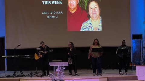 Glorifying the Lord JESUS with singing at IBC (San Antonio, TX) on 3/27/2020